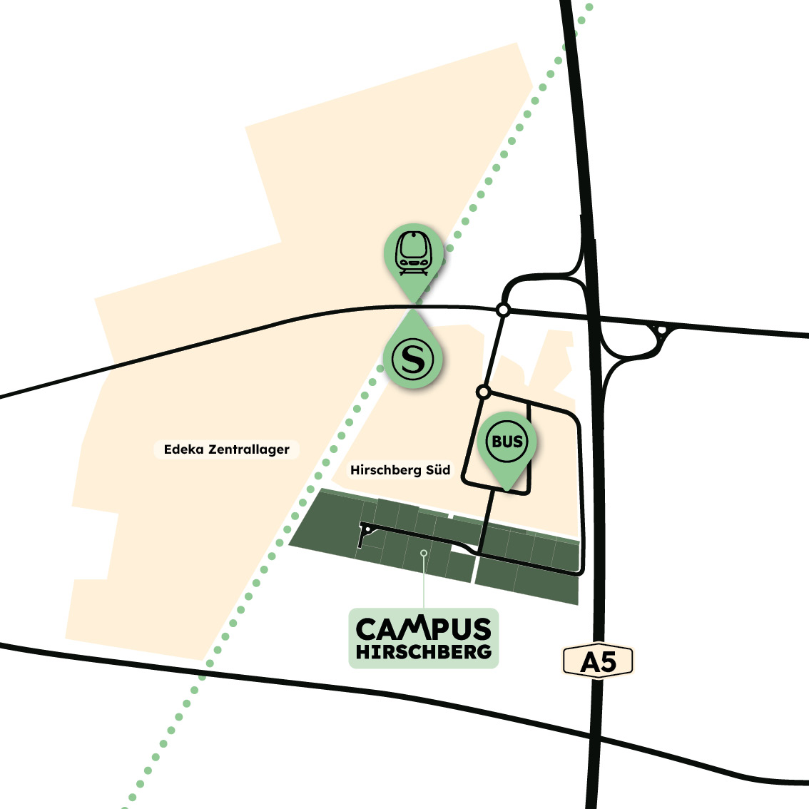 Campus Hirschberg Anbindung